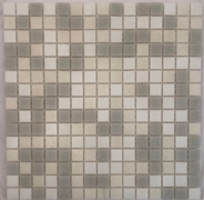 Pearl Blend white and grey backsplash tile